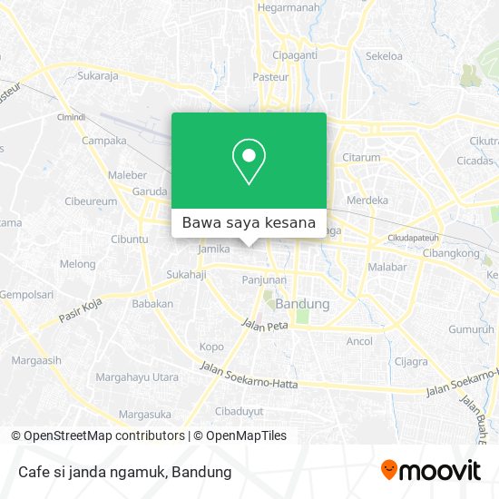 Peta Cafe si janda ngamuk