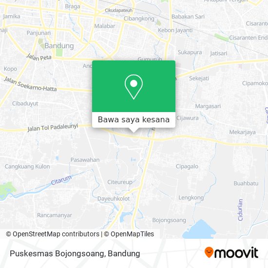 Peta Puskesmas Bojongsoang