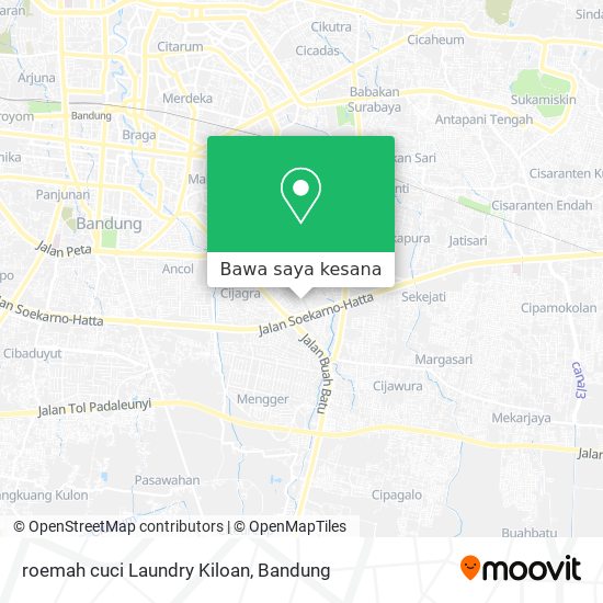 Peta roemah cuci Laundry Kiloan