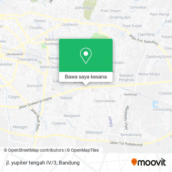 Peta jl. yupiter tengah IV/3