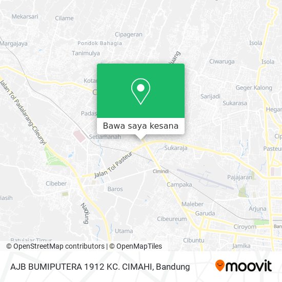 Peta AJB BUMIPUTERA 1912 KC. CIMAHI