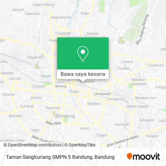 Peta Taman Sangkuriang SMPN 5 Bandung