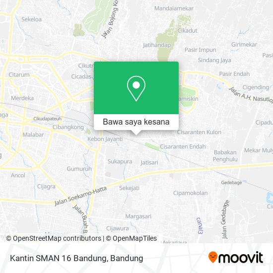 Peta Kantin SMAN 16 Bandung