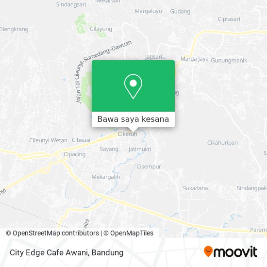 Peta City Edge Cafe Awani
