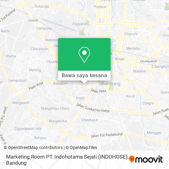 Peta Marketing Room PT. Indohotama Sejati (INDOHOSE)