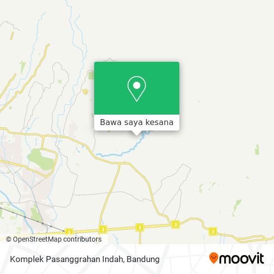Peta Komplek Pasanggrahan Indah