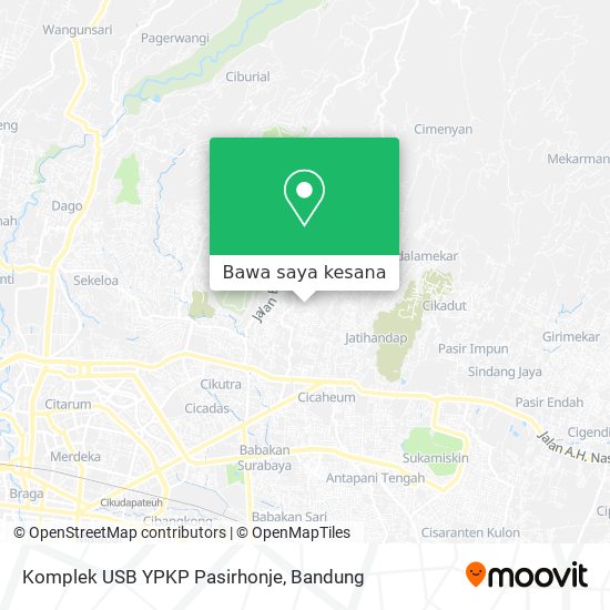 Peta Komplek USB YPKP Pasirhonje