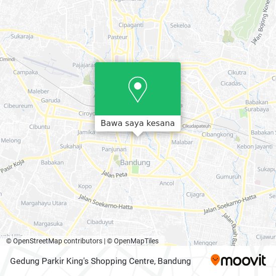 Peta Gedung Parkir King's Shopping Centre