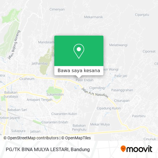 Peta PG/TK BINA MULYA LESTARI