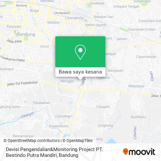 Peta Devisi Pengendalian&Monitoring Project PT. Bestindo Putra Mandiri
