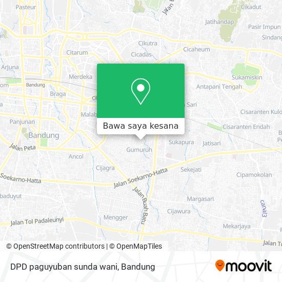 Peta DPD paguyuban sunda wani