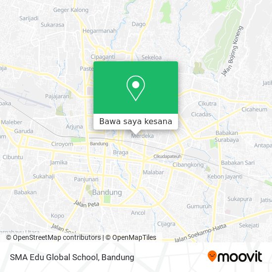 Peta SMA Edu Global School