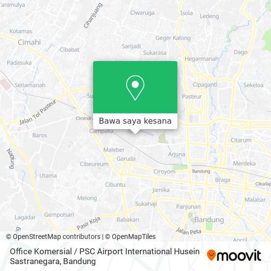 Peta Office Komersial / PSC Airport International Husein Sastranegara