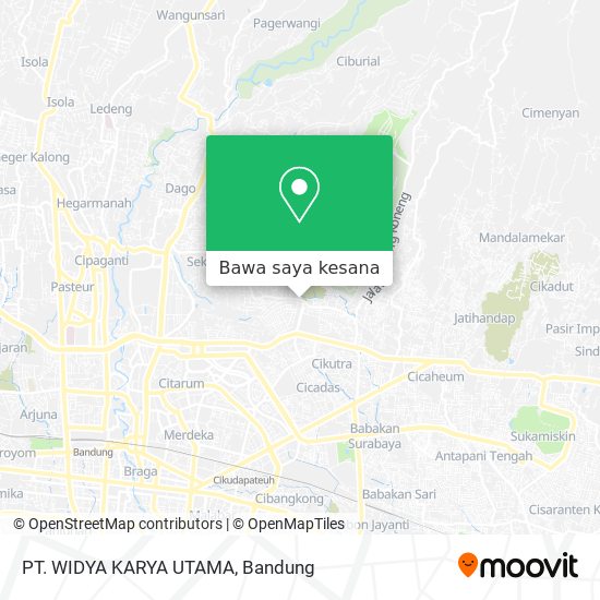 Peta PT. WIDYA KARYA UTAMA