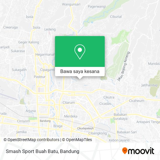 Peta Smash Sport Buah Batu