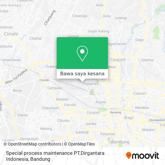 Peta Special process maintenance PT.Dirgantara Indonesia