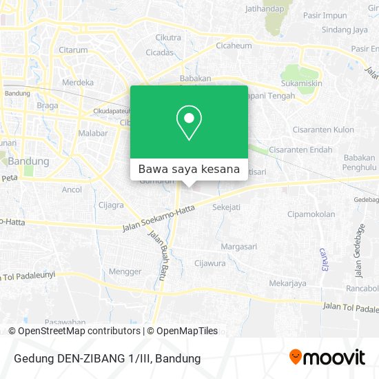 Peta Gedung DEN-ZIBANG 1/III