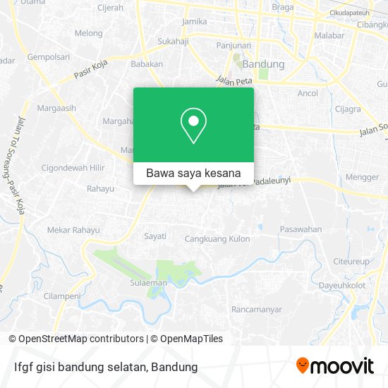 Peta Ifgf gisi bandung selatan