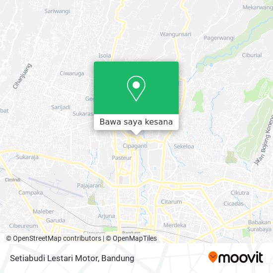 Peta Setiabudi Lestari Motor