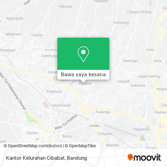 Peta Kantor Kelurahan Cibabat