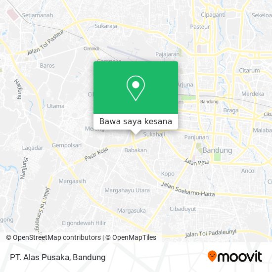 Peta PT. Alas Pusaka