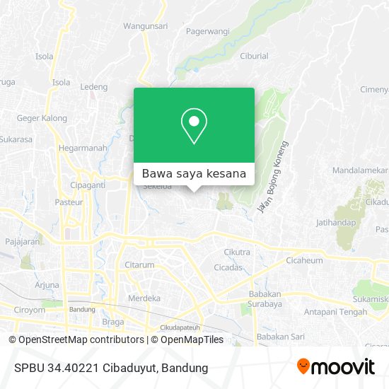 Peta SPBU 34.40221 Cibaduyut