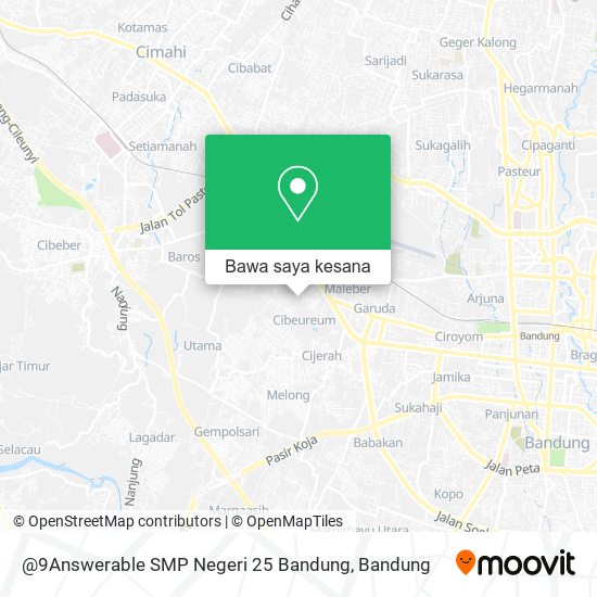 Peta @9Answerable SMP Negeri 25 Bandung