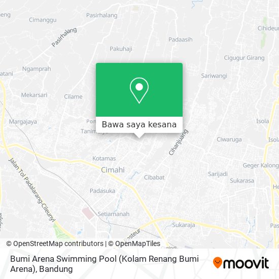 Peta Bumi Arena Swimming Pool (Kolam Renang Bumi Arena)