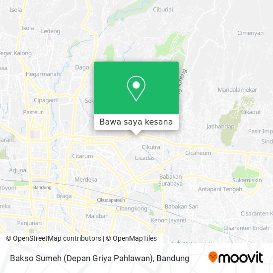 Peta Bakso Sumeh (Depan Griya Pahlawan)