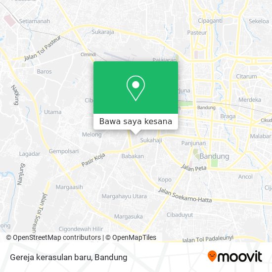 Peta Gereja kerasulan baru