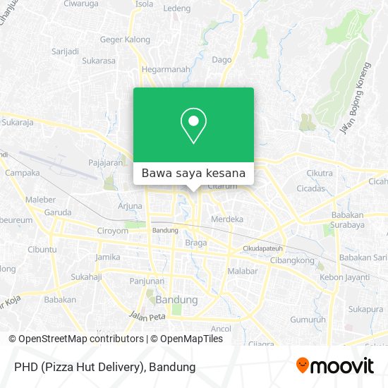 Peta PHD (Pizza Hut Delivery)