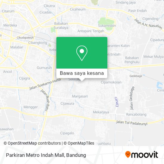 Peta Parkiran Metro Indah Mall
