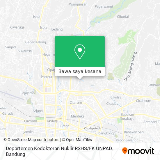 Peta Departemen Kedokteran Nuklir RSHS / FK UNPAD