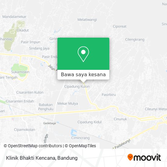 Peta Klinik Bhakti Kencana