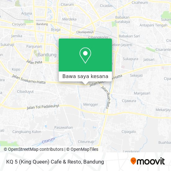 Peta KQ 5 (King Queen) Cafe & Resto
