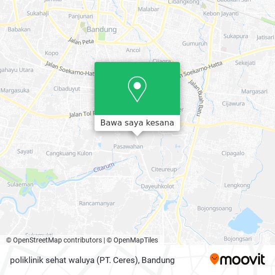 Peta poliklinik sehat waluya (PT. Ceres)