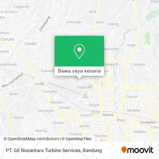 Peta PT. GE Nusantara Turbine Services