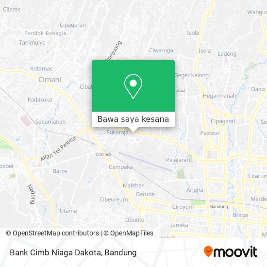 Peta Bank Cimb Niaga Dakota
