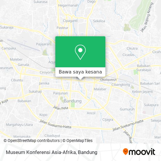 Peta Museum Konferensi Asia-Afrika