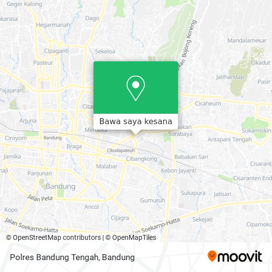 Peta Polres Bandung Tengah