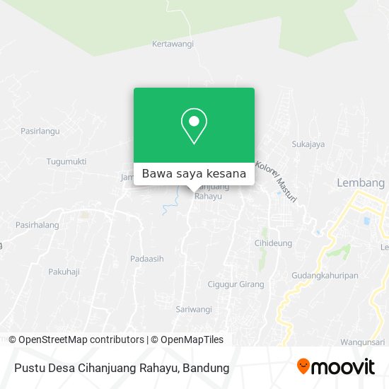 Peta Pustu Desa Cihanjuang Rahayu