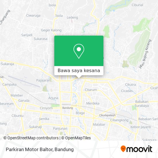Peta Parkiran Motor Baltor