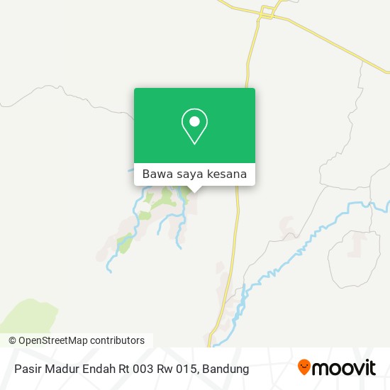 Peta Pasir Madur Endah Rt 003 Rw 015