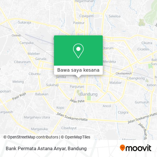 Peta Bank Permata Astana Anyar