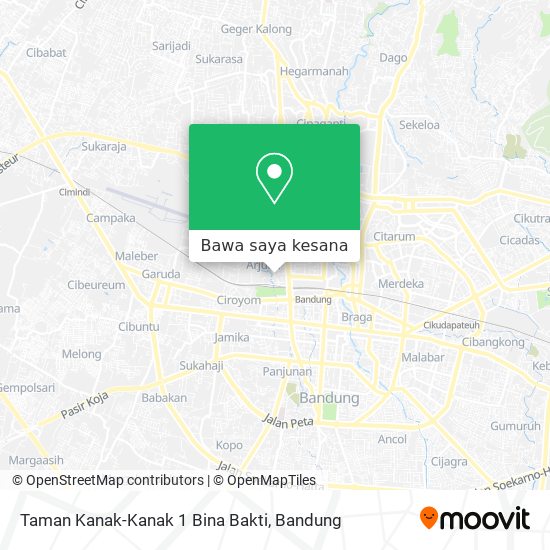 Peta Taman Kanak-Kanak 1 Bina Bakti