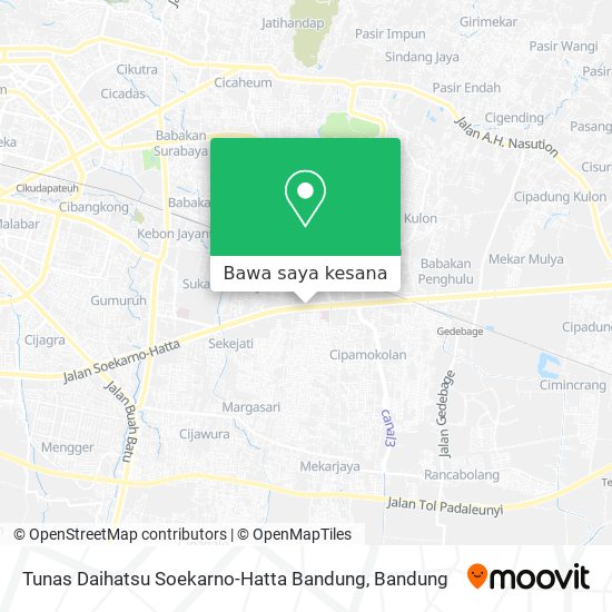 Peta Tunas Daihatsu Soekarno-Hatta Bandung