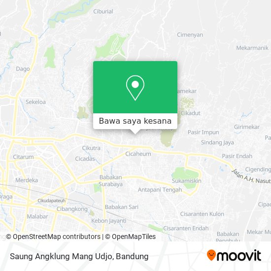Peta Saung Angklung Mang Udjo