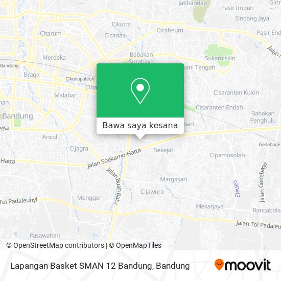 Peta Lapangan Basket SMAN 12 Bandung