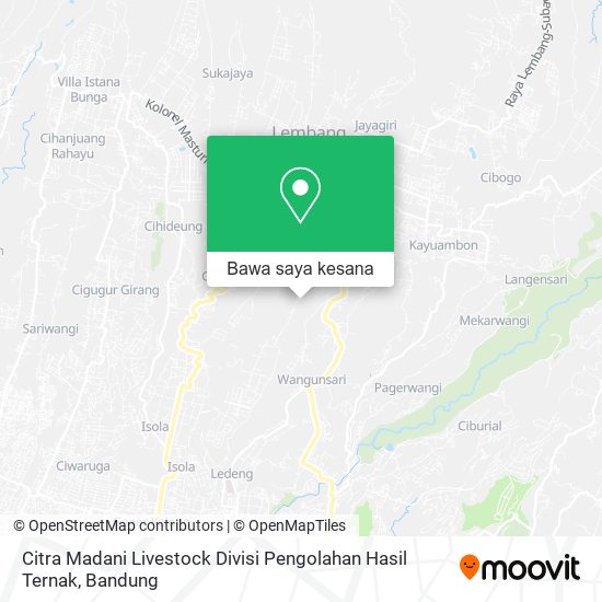Peta Citra Madani Livestock Divisi Pengolahan Hasil Ternak