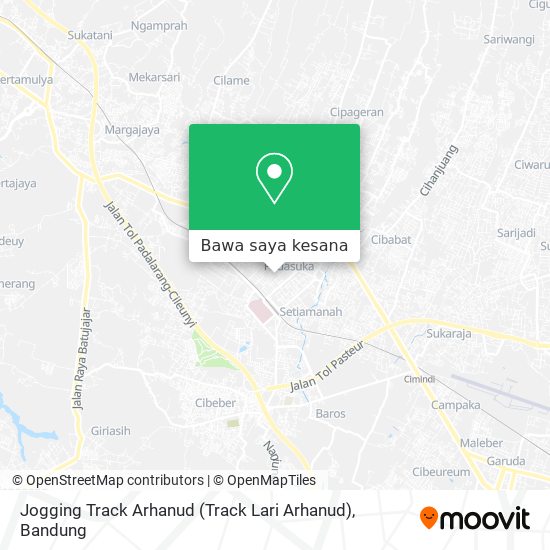 Peta Jogging Track Arhanud (Track Lari Arhanud)
